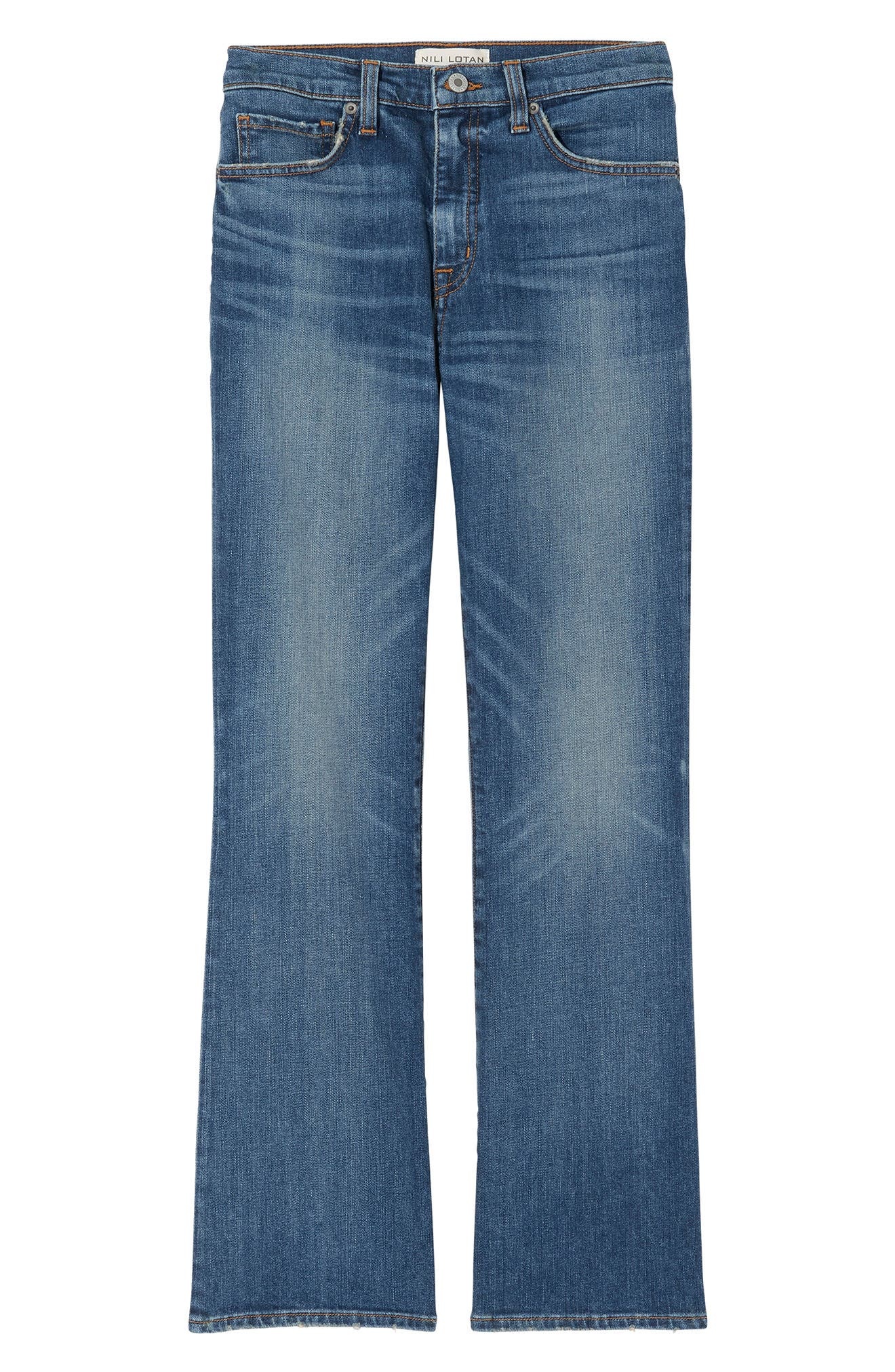 Distressed Bootcut Jeans - 4