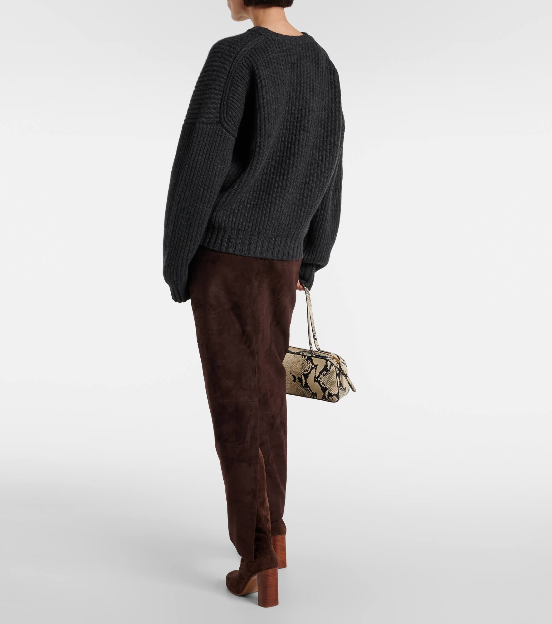 Manuela ribbed-knit cashmere sweater - 3