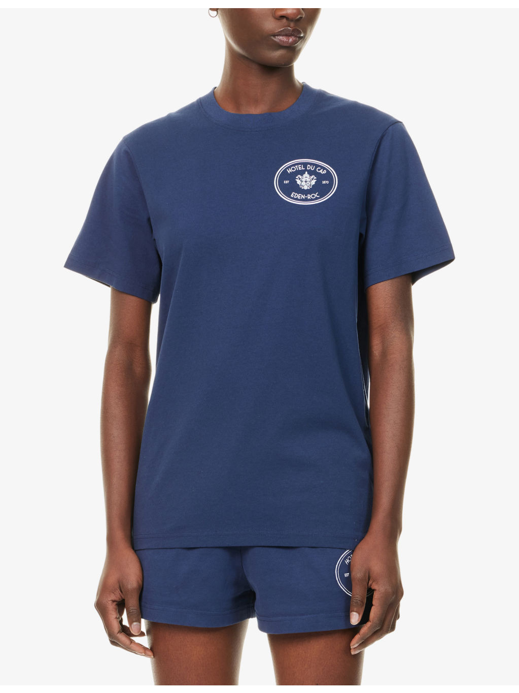 Eden Kennedy Crest Logo-Print Cotton T-Shirt - 3