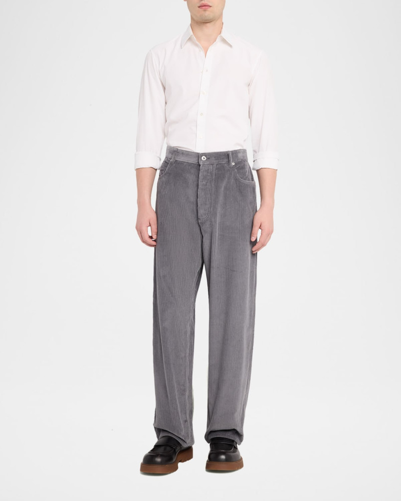 Bottega Veneta Men's Cotton Corduroy Relaxed Straight-Leg Pants outlook