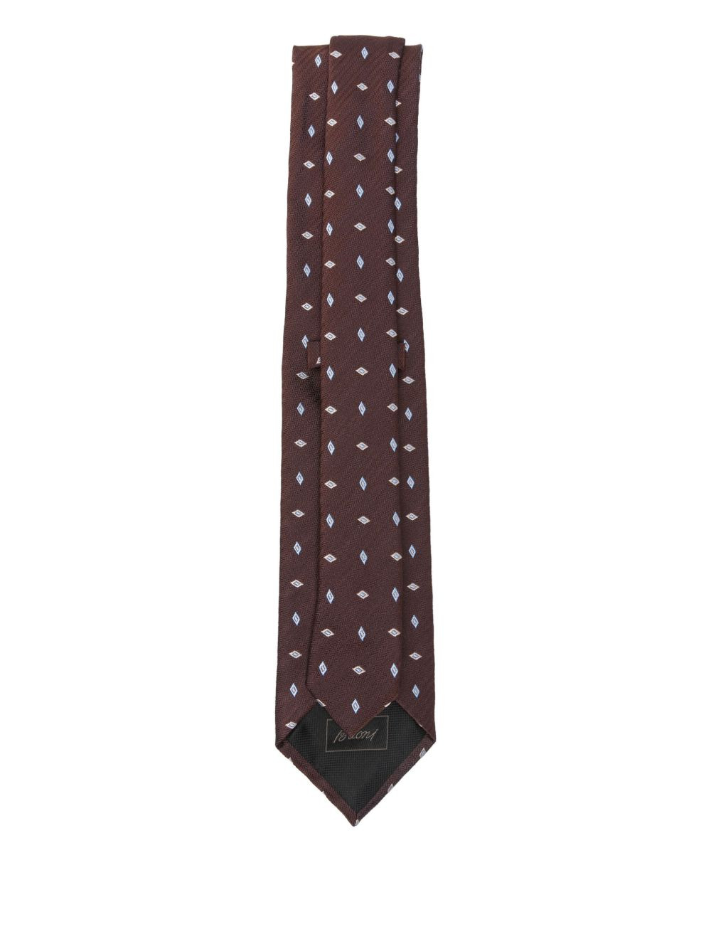 diamond-pattern tie - 2
