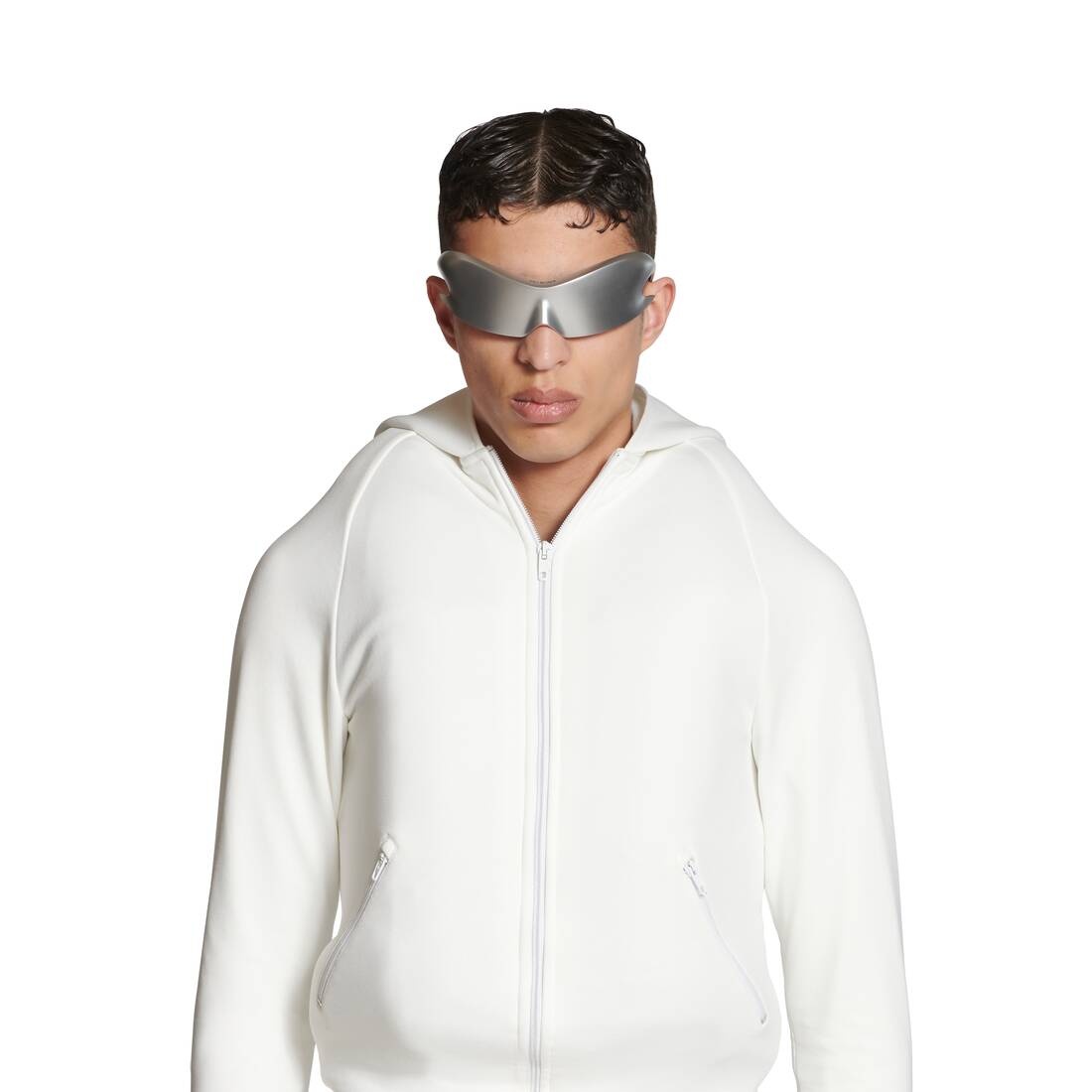 Unity Sports Icon Inflatable Zip-up Hoodie Medium Fit in White/black - 5