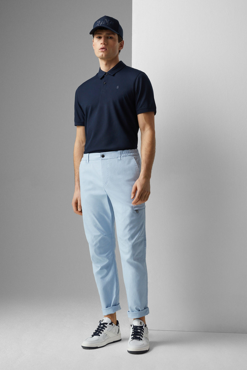 BOGNER Carlo Chinos in Light blue outlook