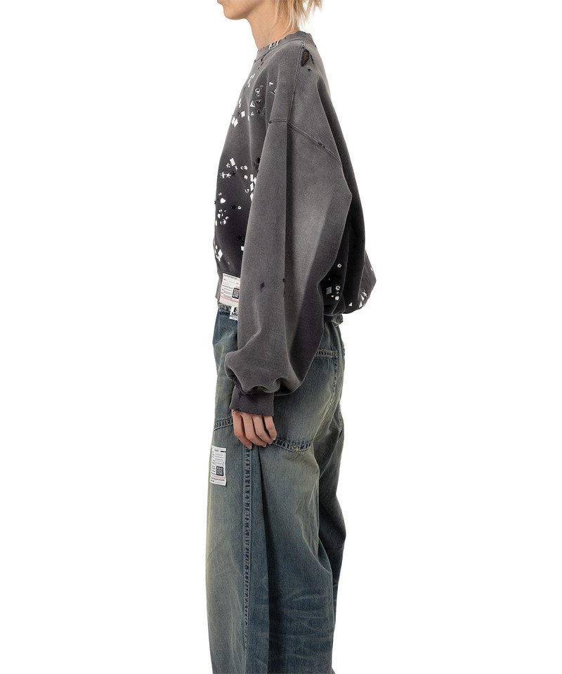 Sun Faded Like Embellished Sweatshirt 5