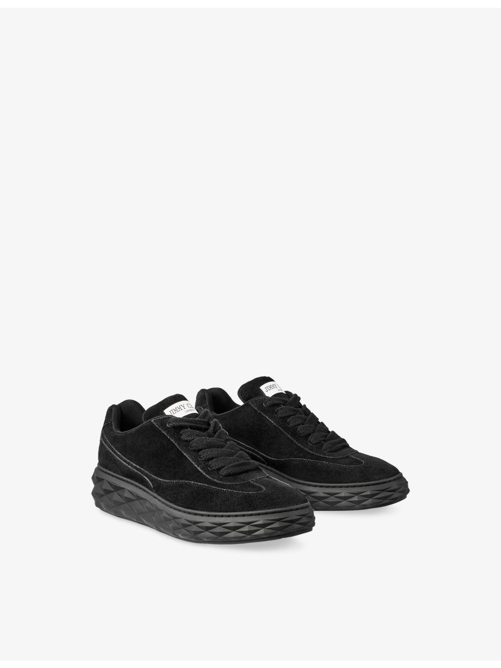 Diamond Maxi Suede Low-Top Trainers - 3
