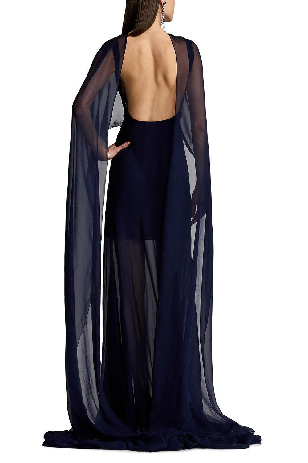 Dylon Washed Chiffon Evening Dress - 3