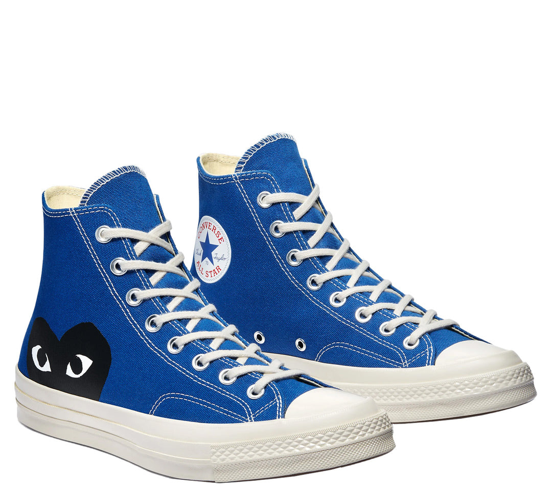 Converse Black Heart Blue High Top - 2