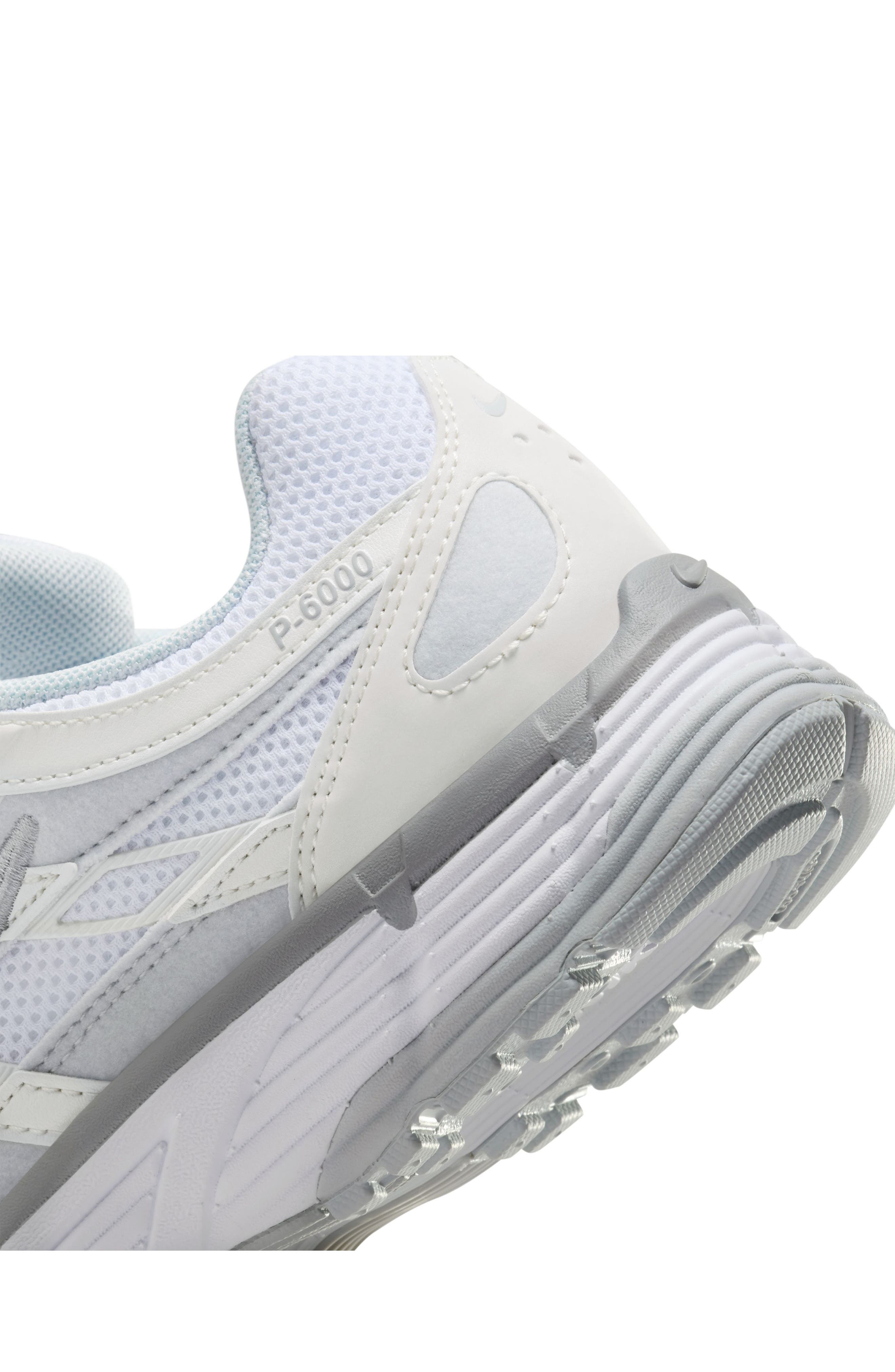 Nike P-6000 Sneaker in Metallic Summit White/White at Nordstrom - 8