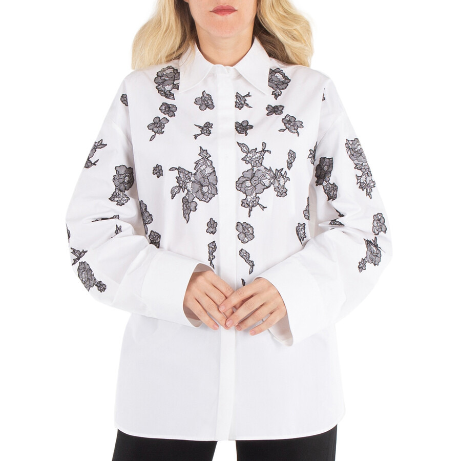 Valentino Garavani Compact Popelin Embroidered Shirt - 3