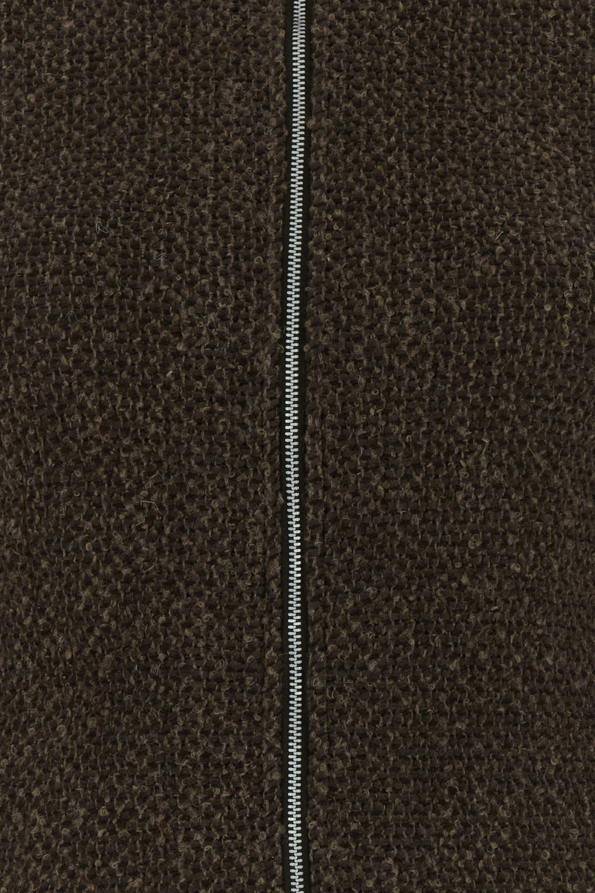 Brown boucle cardigan - 3