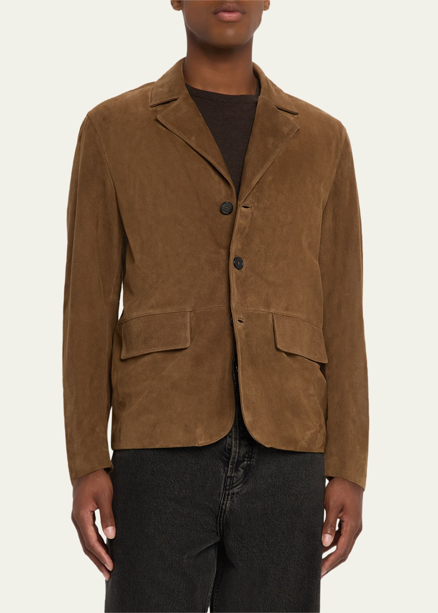 Men's Suede Blazer - 4