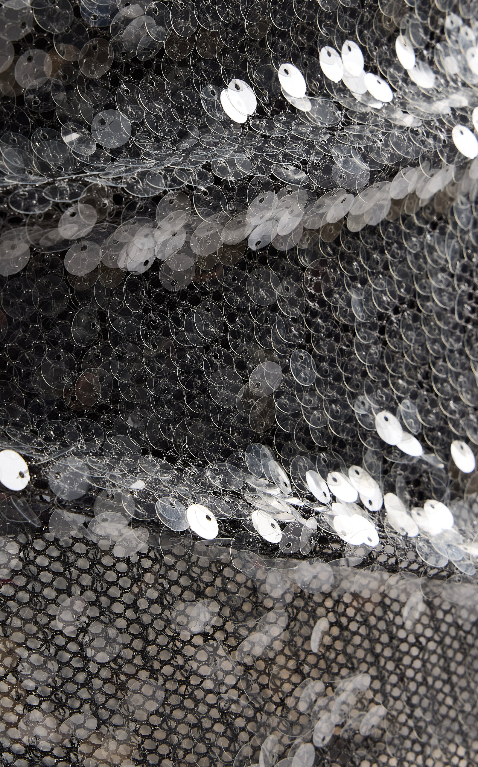 net sequin skirt grey - 5