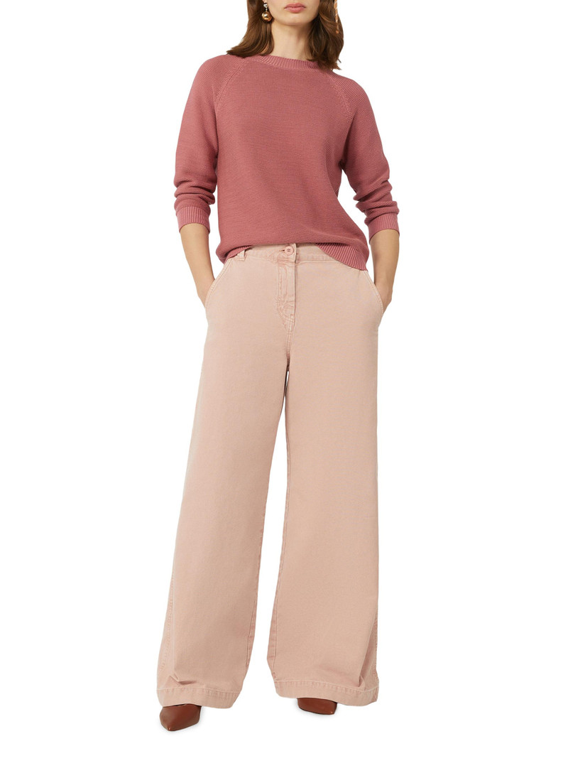 Women's Cotton Sweater - Antique Rose 5