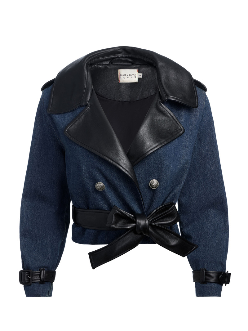 KEITH CROPPED DENIM TRENCH 1