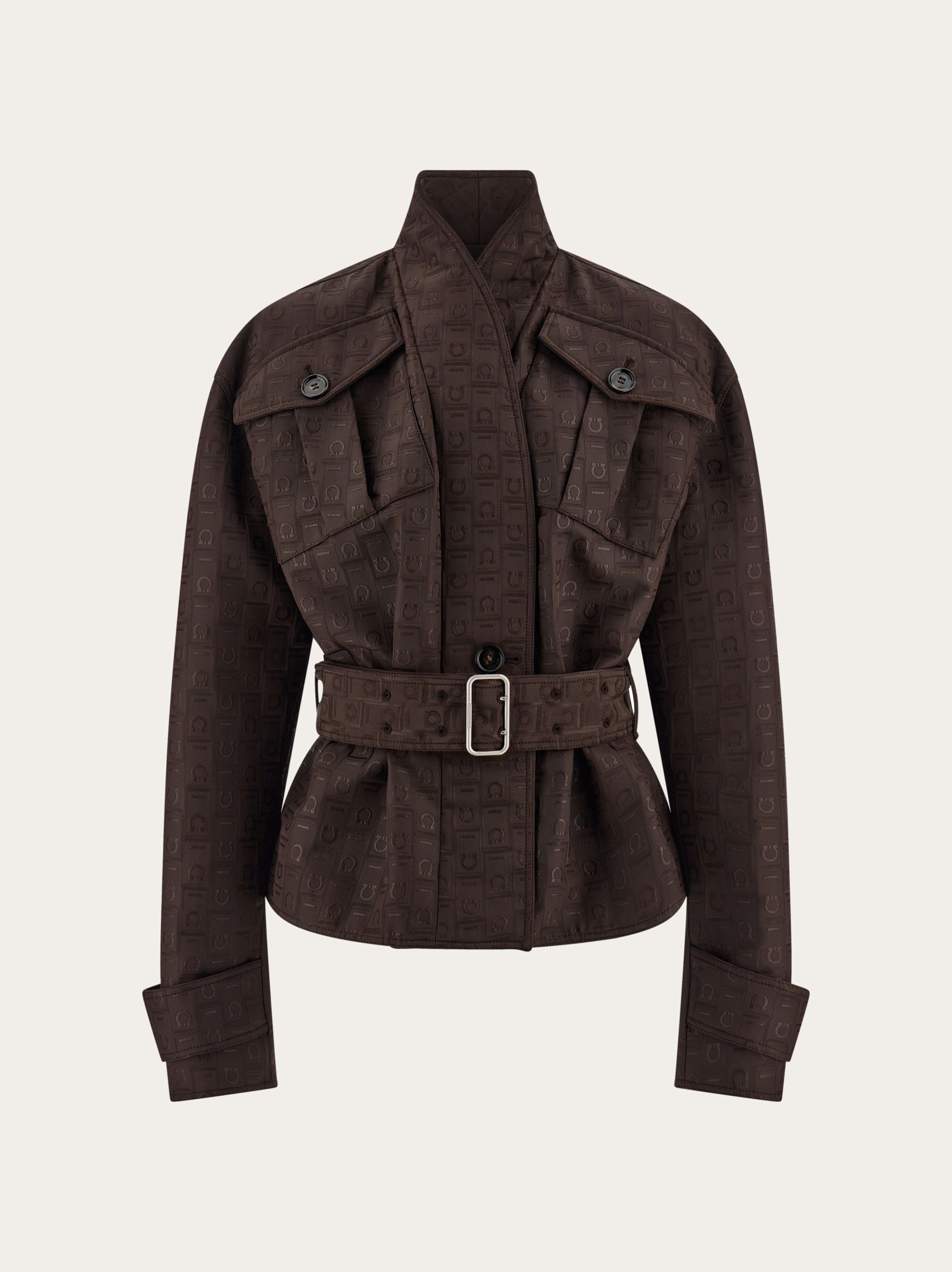 Ferragamo Monogram print jacket - 1