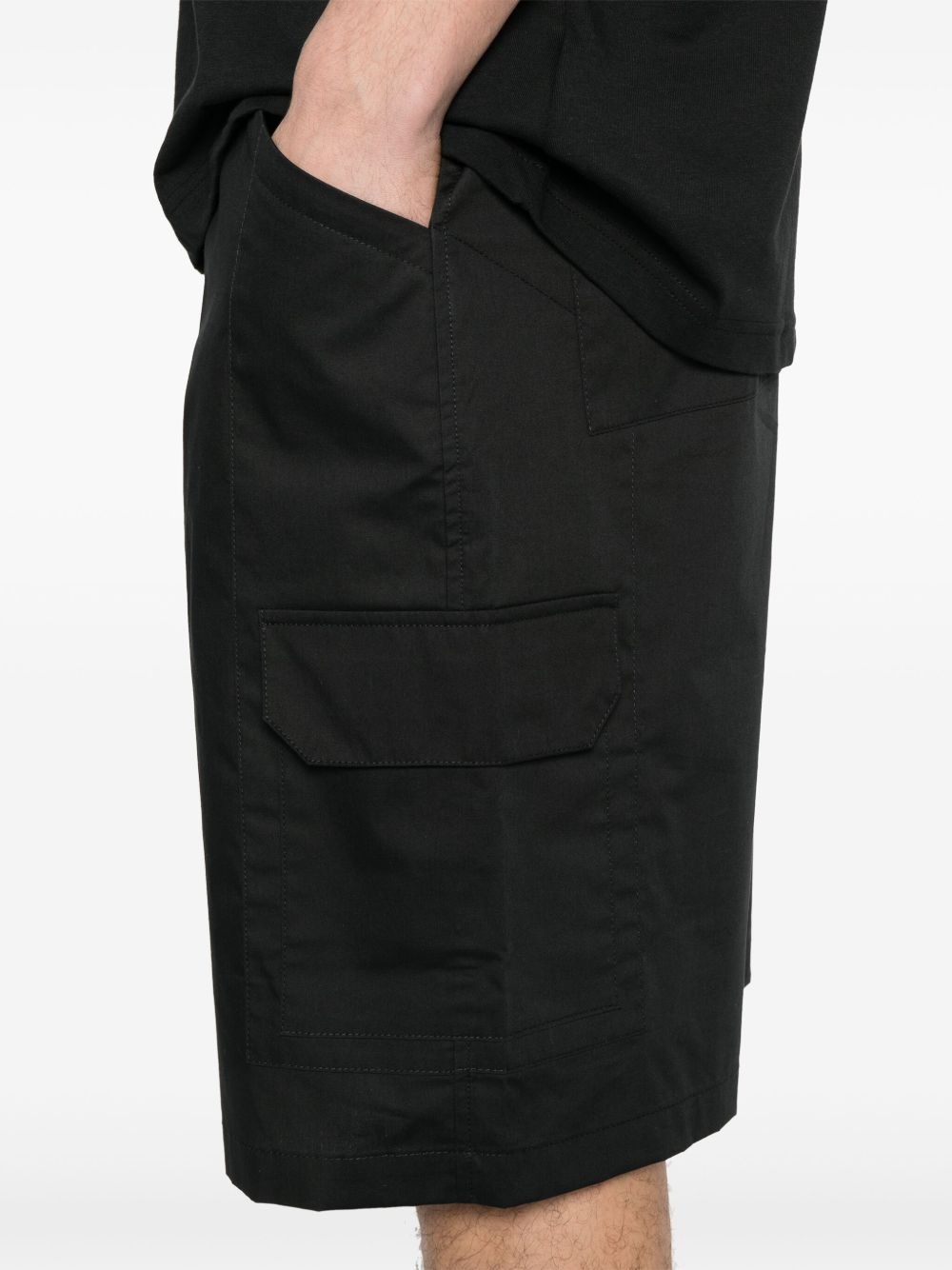 poplin cargo shorts - 5