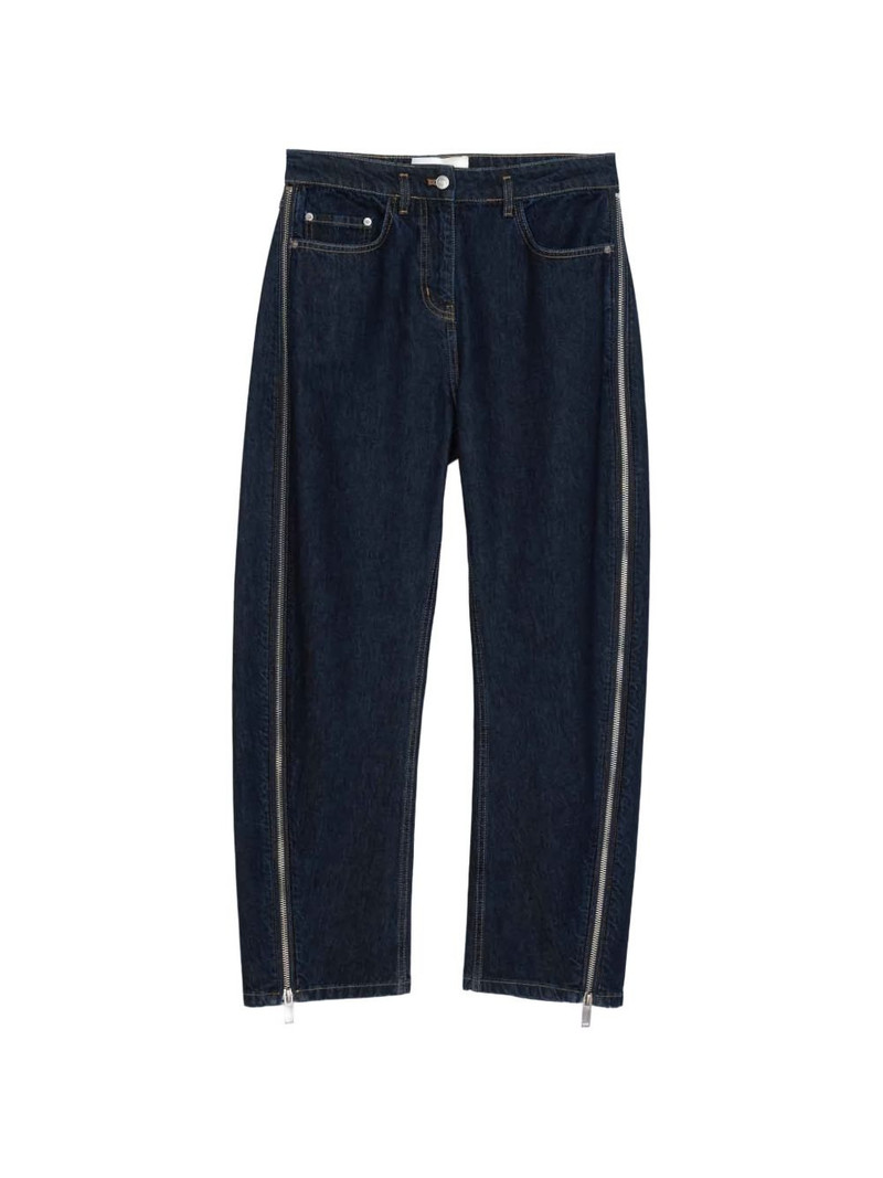 zip-detail jeans 1