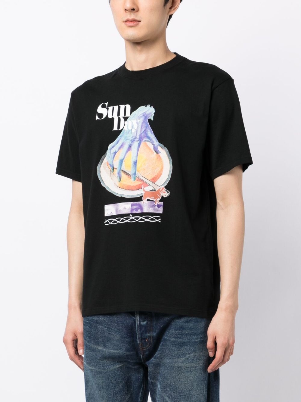graphic-print cotton T-Shirt - 3