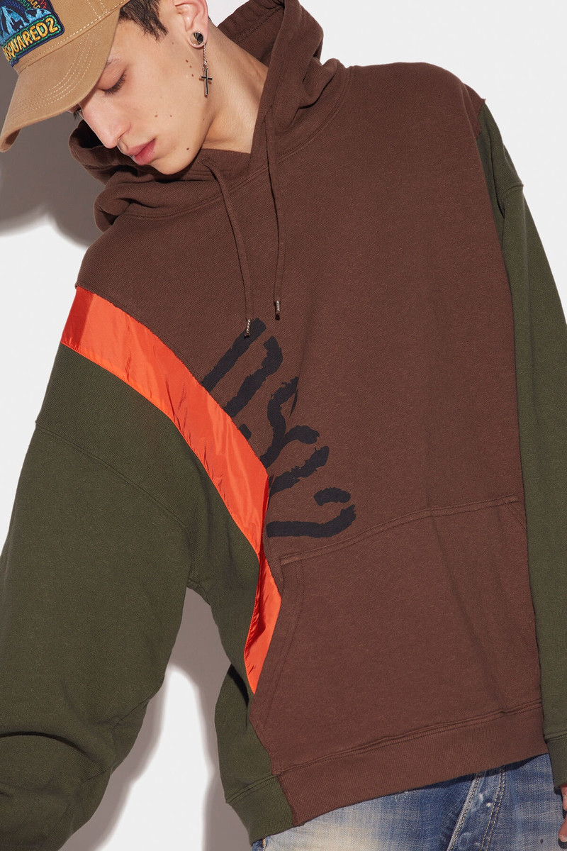 DSQ2 PANEL HOODIE 4