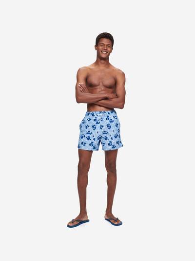 Derek Rose Men's Short Swim Shorts Maui 42 Blue outlook