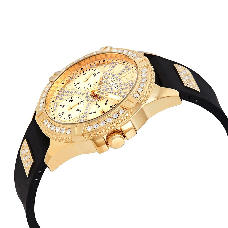Guess - Guess Lady Frontier Quartz Crystal Gold Dial Ladies Watch W1160L1 - 2