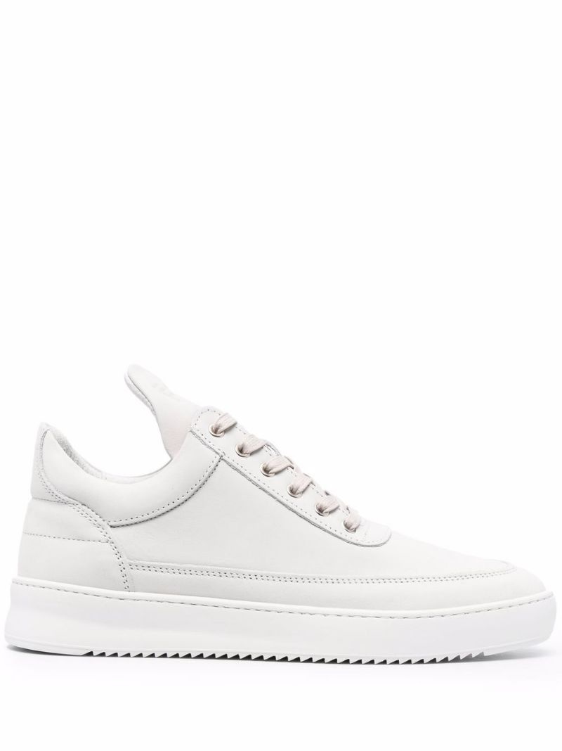 high-top lace-up sneakers - 1