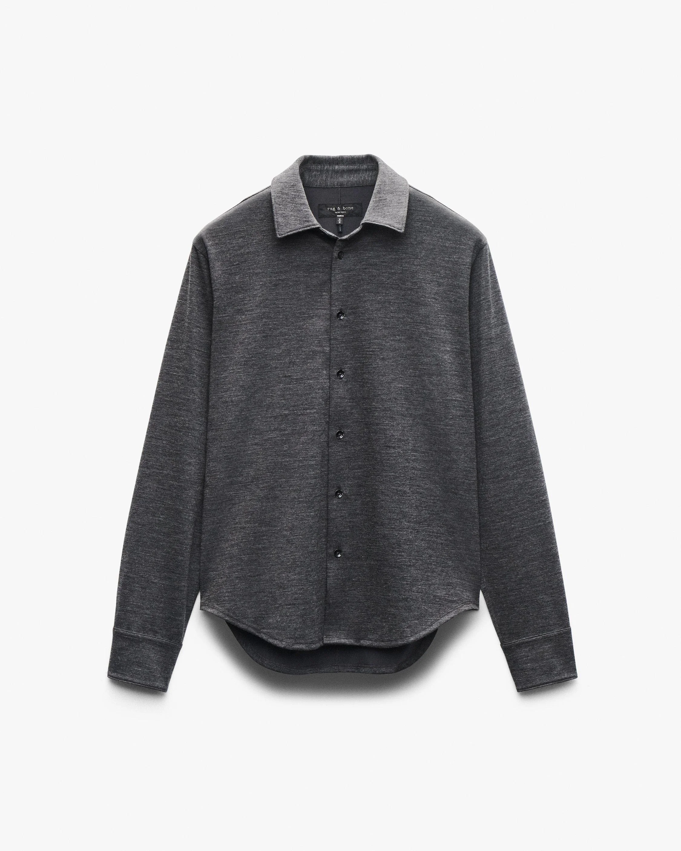 Tomlin Merino Wool Knit Shirt - 1