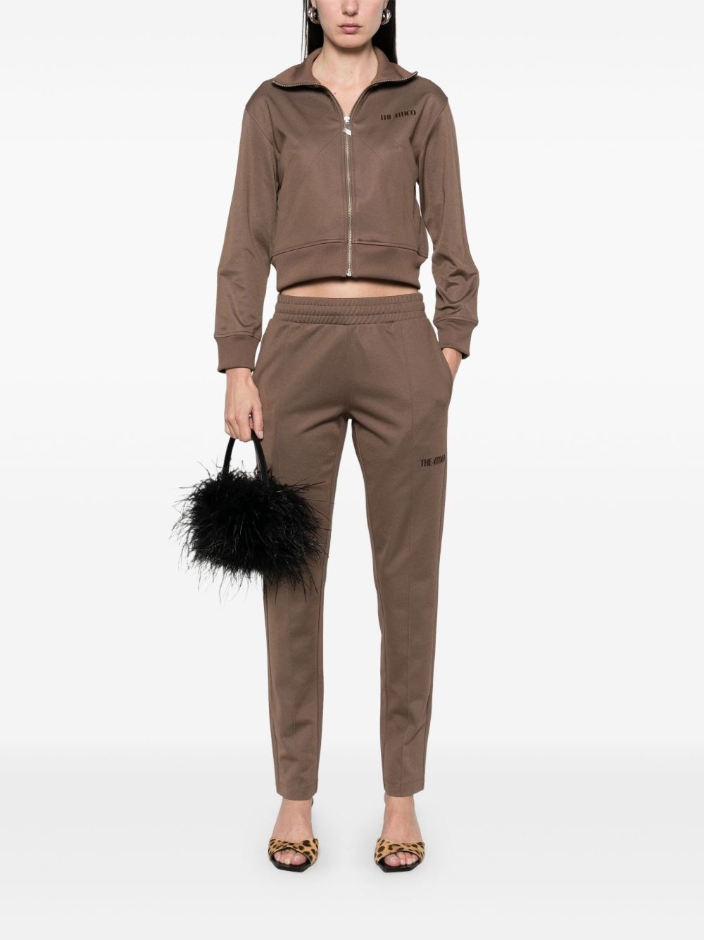 logo-appliqué sweatpants - 2
