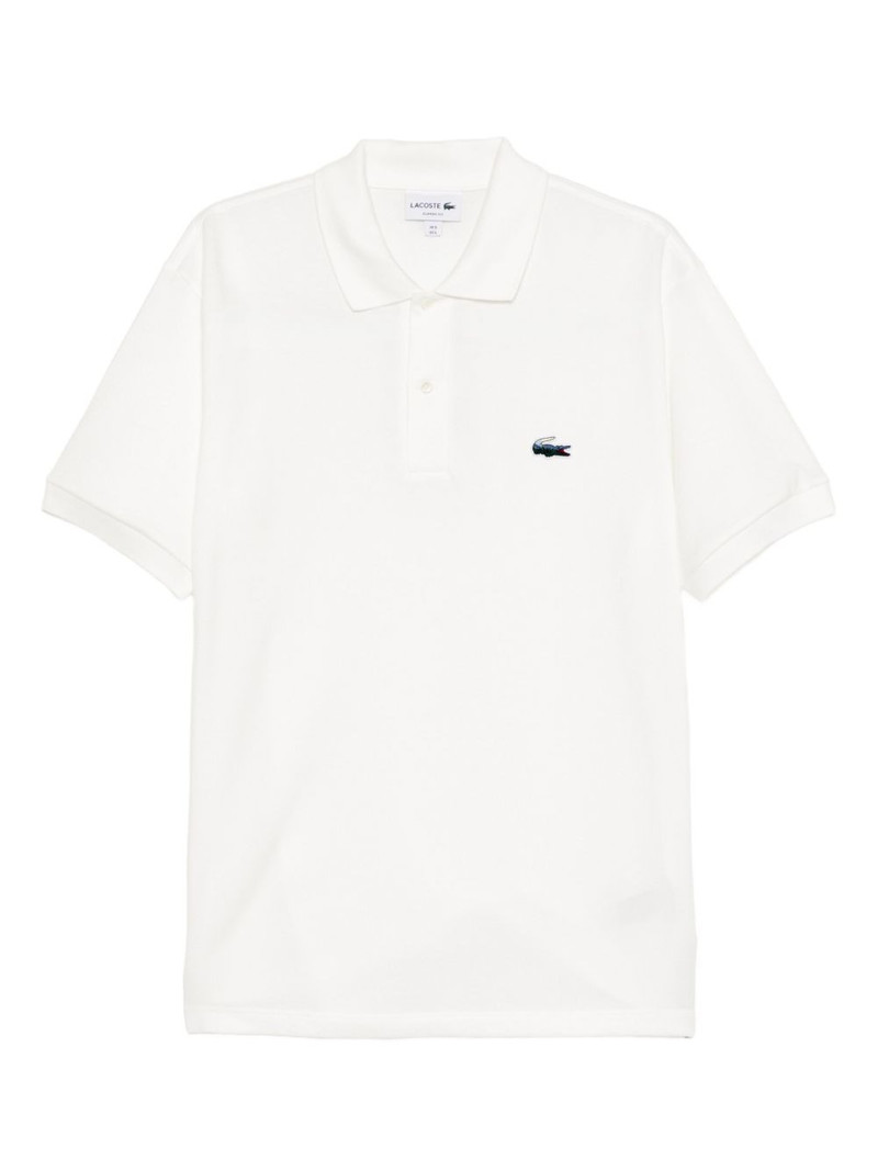 logo-embroidered polo shirt 1