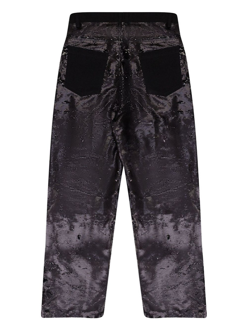 WHO DECIDES WAR sequin pocket trousers outlook