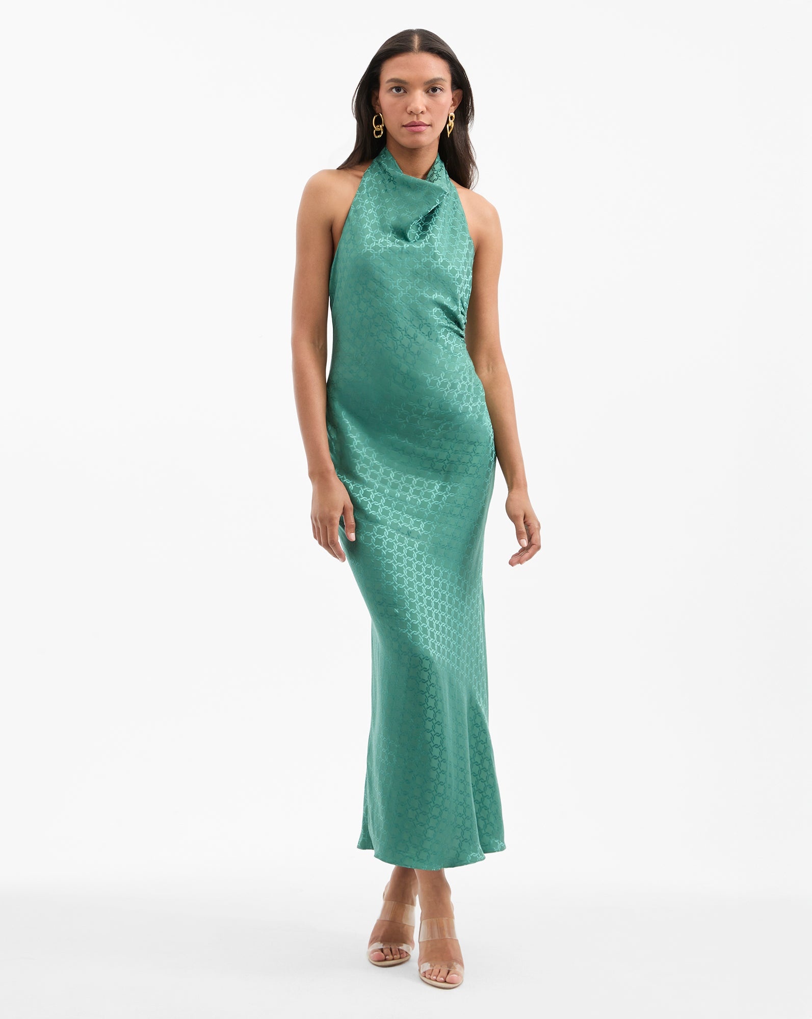 MAGGIE HALTER MAXI DRESS - 4