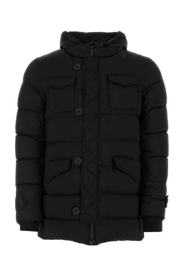 Herno Man Black Nylon L Eskimo Down Jacket - 1