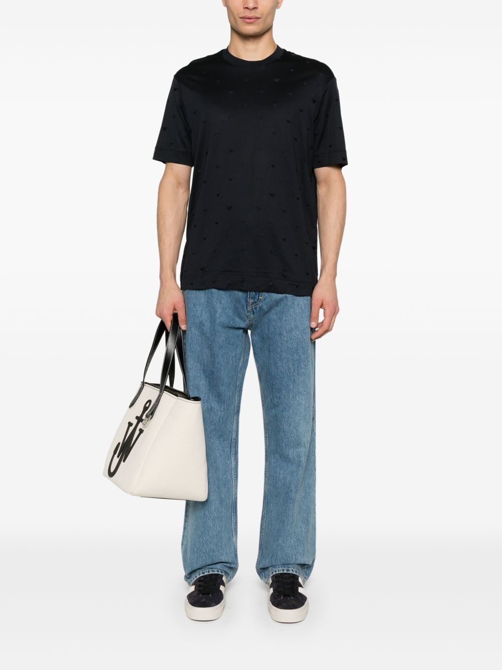 logo-embroidered T-shirt - 2