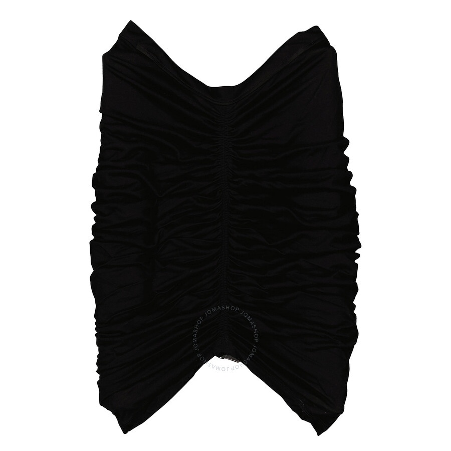 Burberry Black Ruched Jersey Mini Skirt - 5