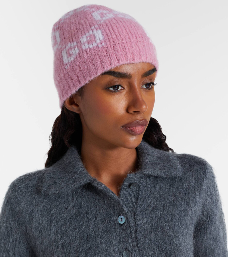 GUCCI GG alpaca-blend beanie outlook