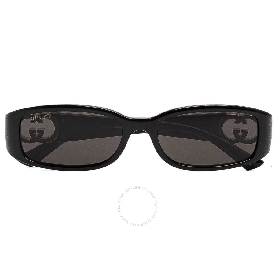 Gucci Grey Rectangular Ladies Sunglasses GG1661S 001 54 - 1