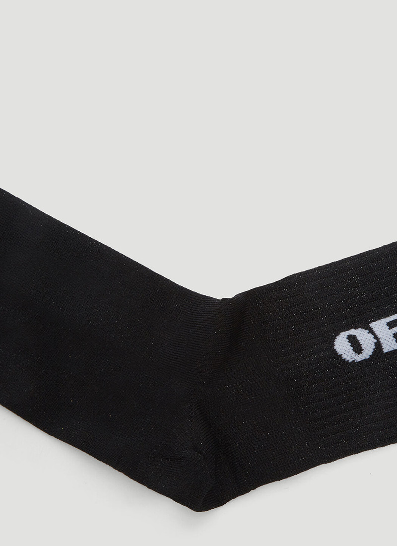 Off-White Lurex Checkerboard Socks outlook