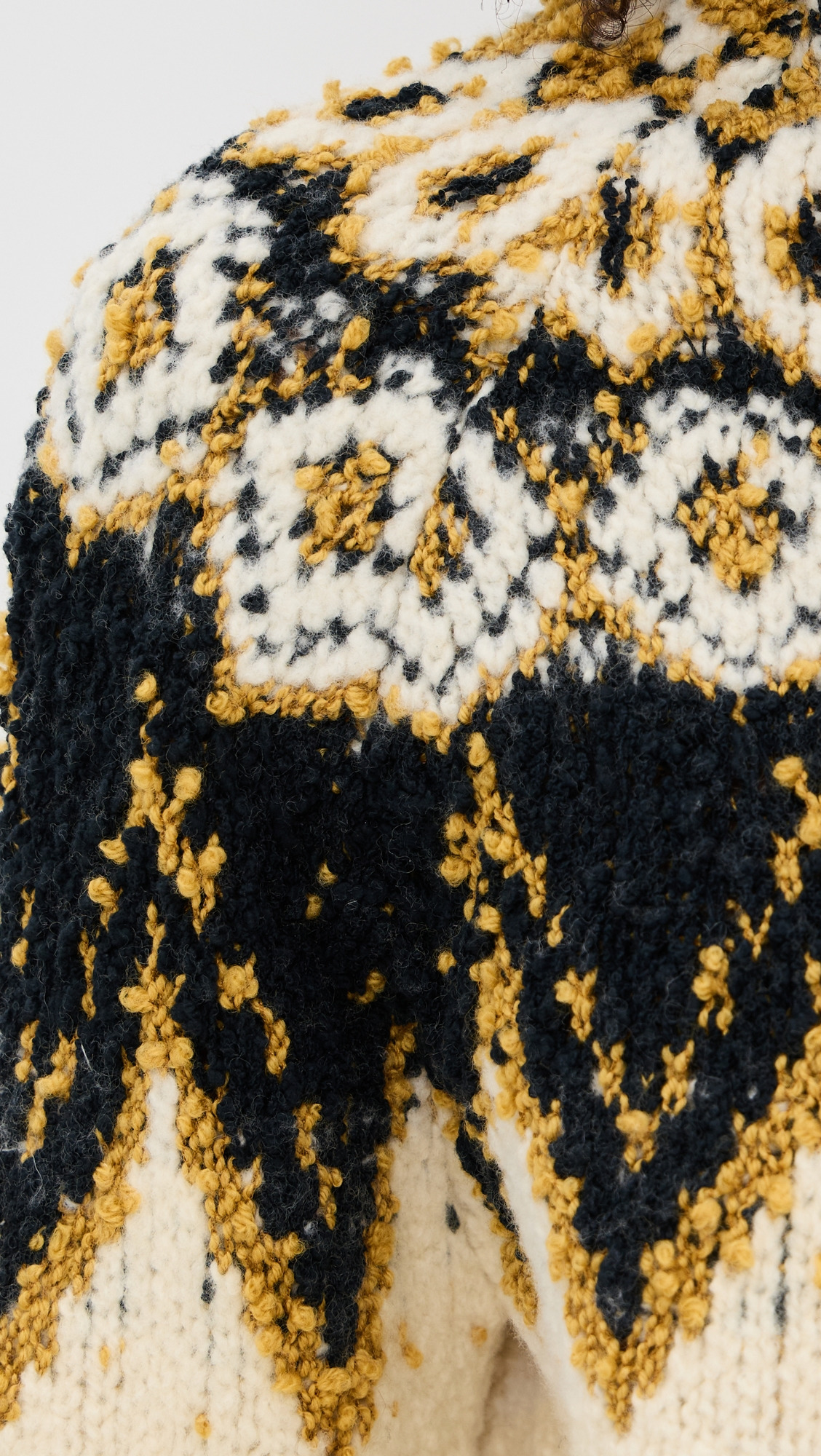 Lizzy Sweater in Textured Fair Isle - 5