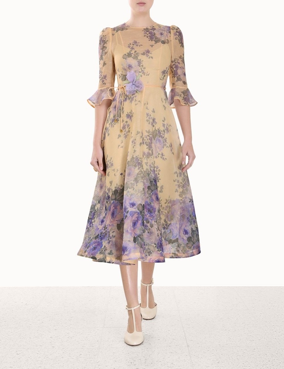 【Zimmermann】LYRICAL FLARE SLEEVE MIDI フレアスリーブミディ Zimmermann LYRICAL FLARE SLEEVE MIDI | zimmermann | REVERSIBLE