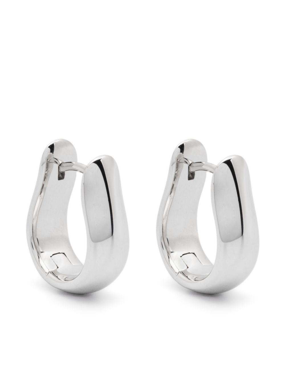 small Oyster hoop earrings - 1