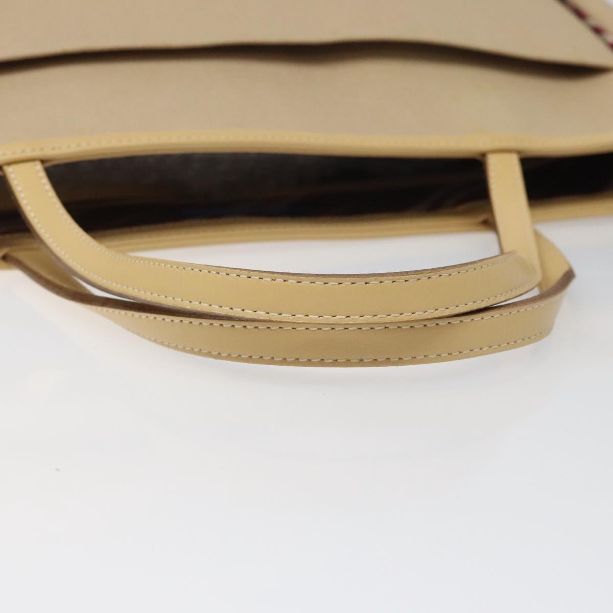 Burberry Blue Label Tote Bag Canvas Beige - 7