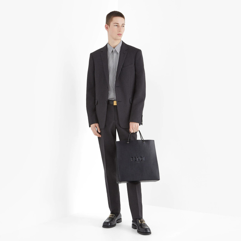 FENDI Black leather bag outlook