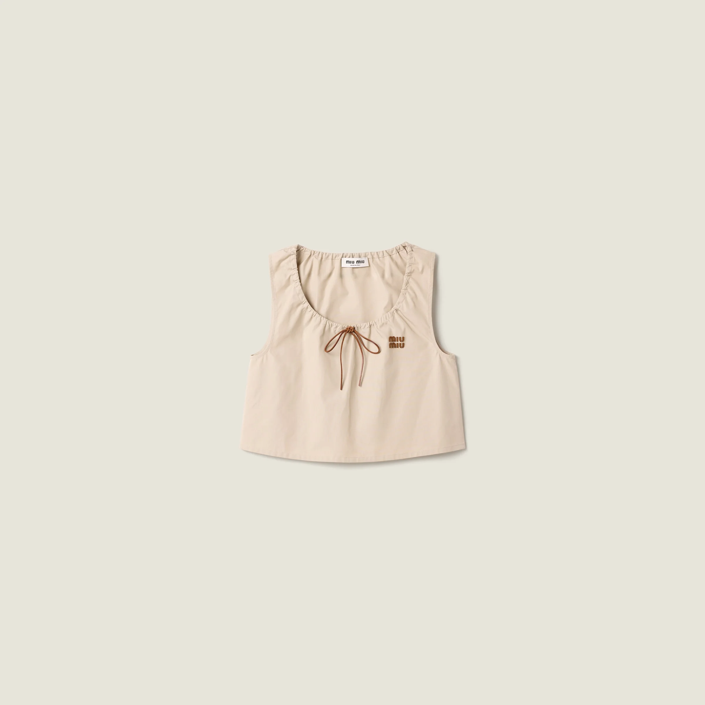 Panama cotton crop top - 1