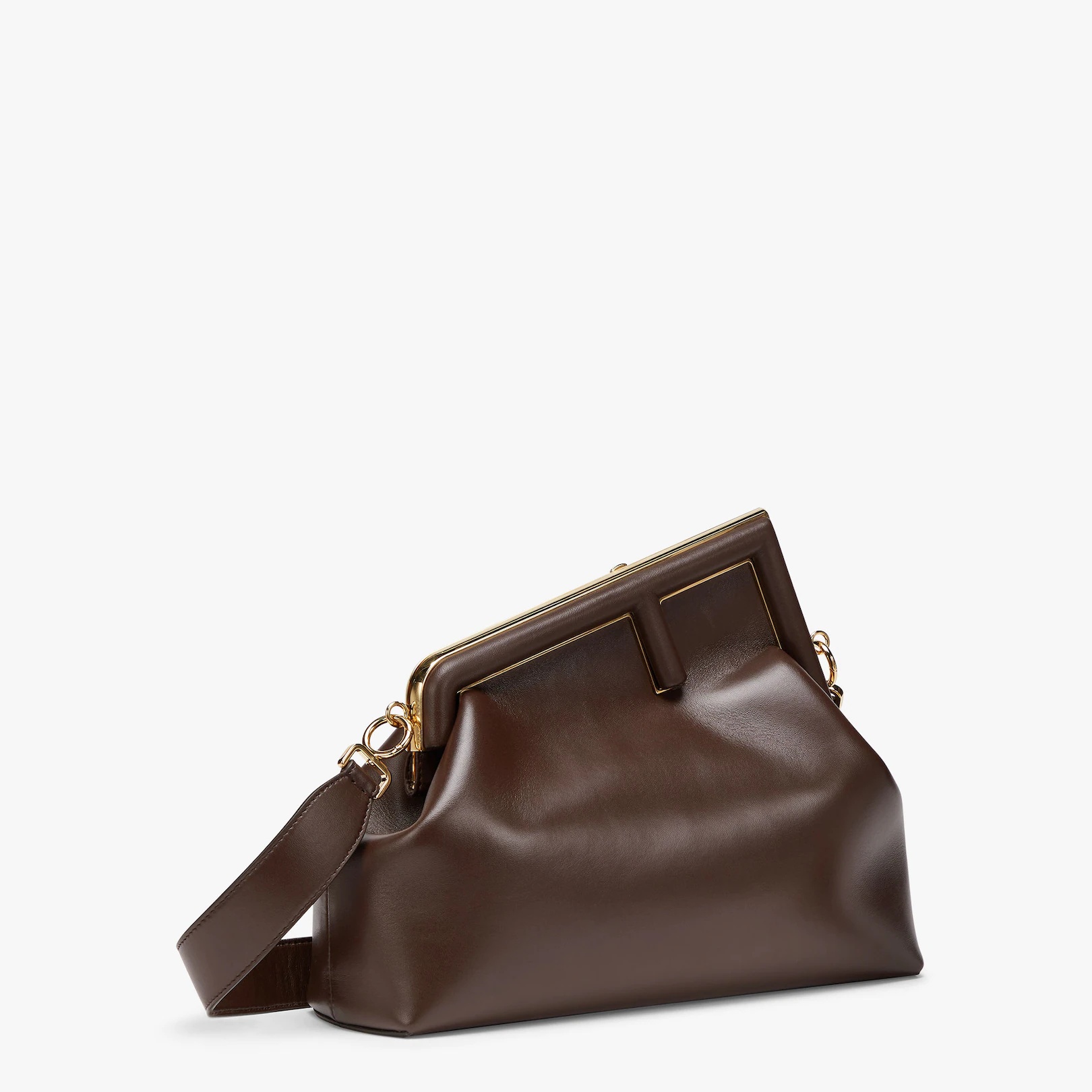 Dark brown leather bag - 2