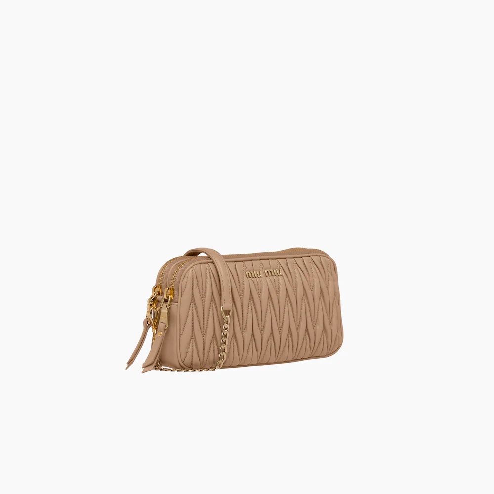 Matelassé nappa mini-bag - 2
