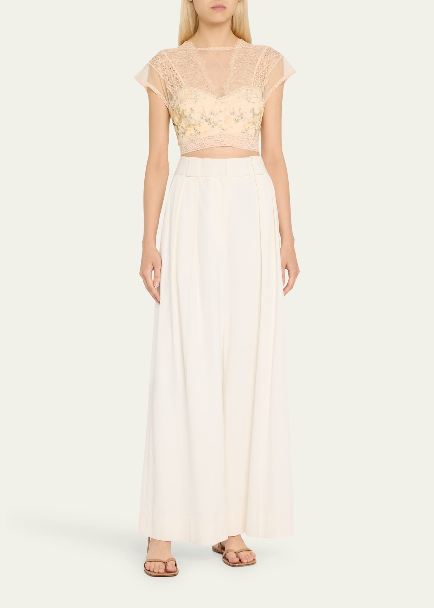 Adorned in Antiquity Lace Splice Top - 2