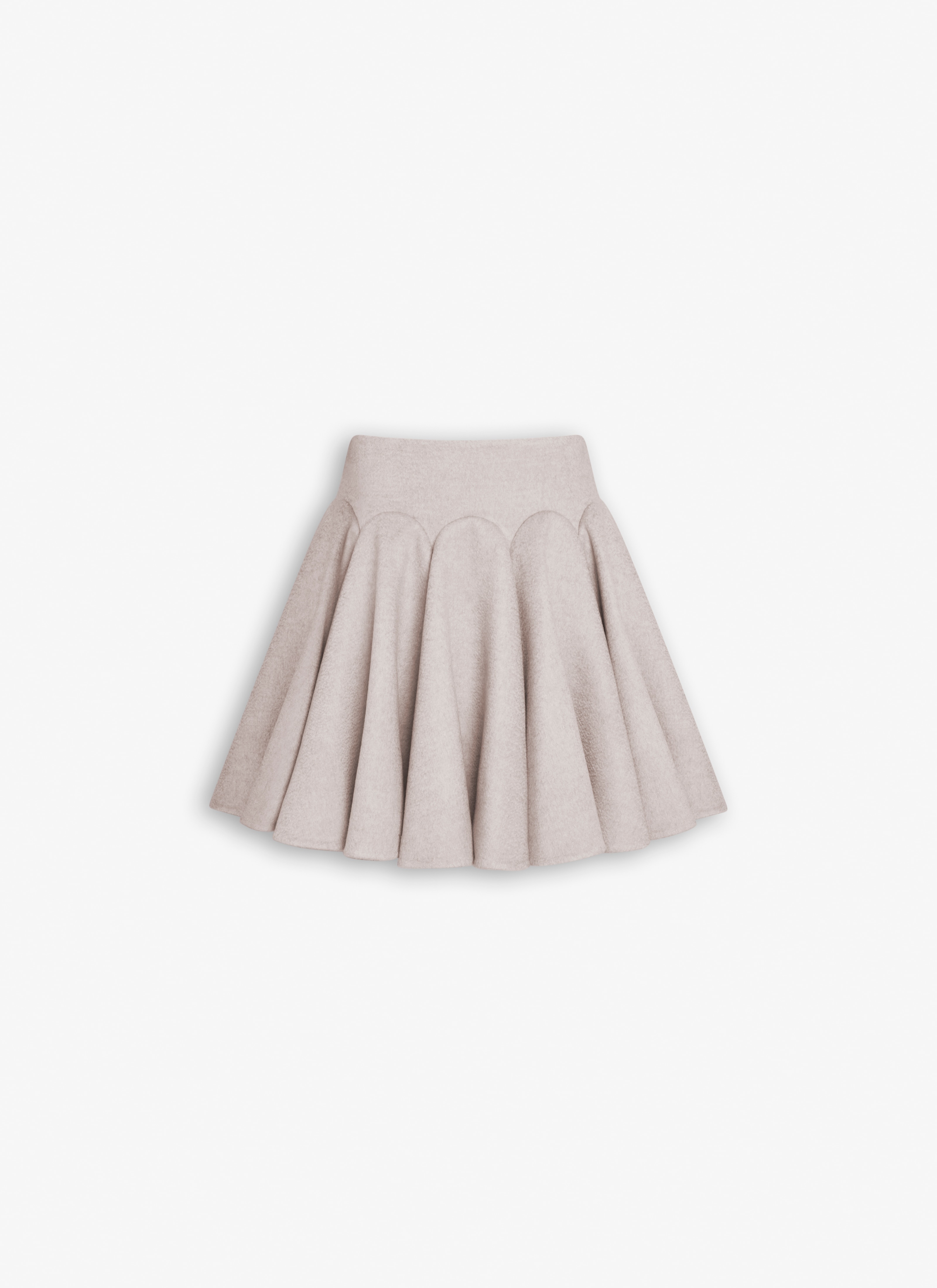 CASHMERE PEPLUM SKIRT - 1