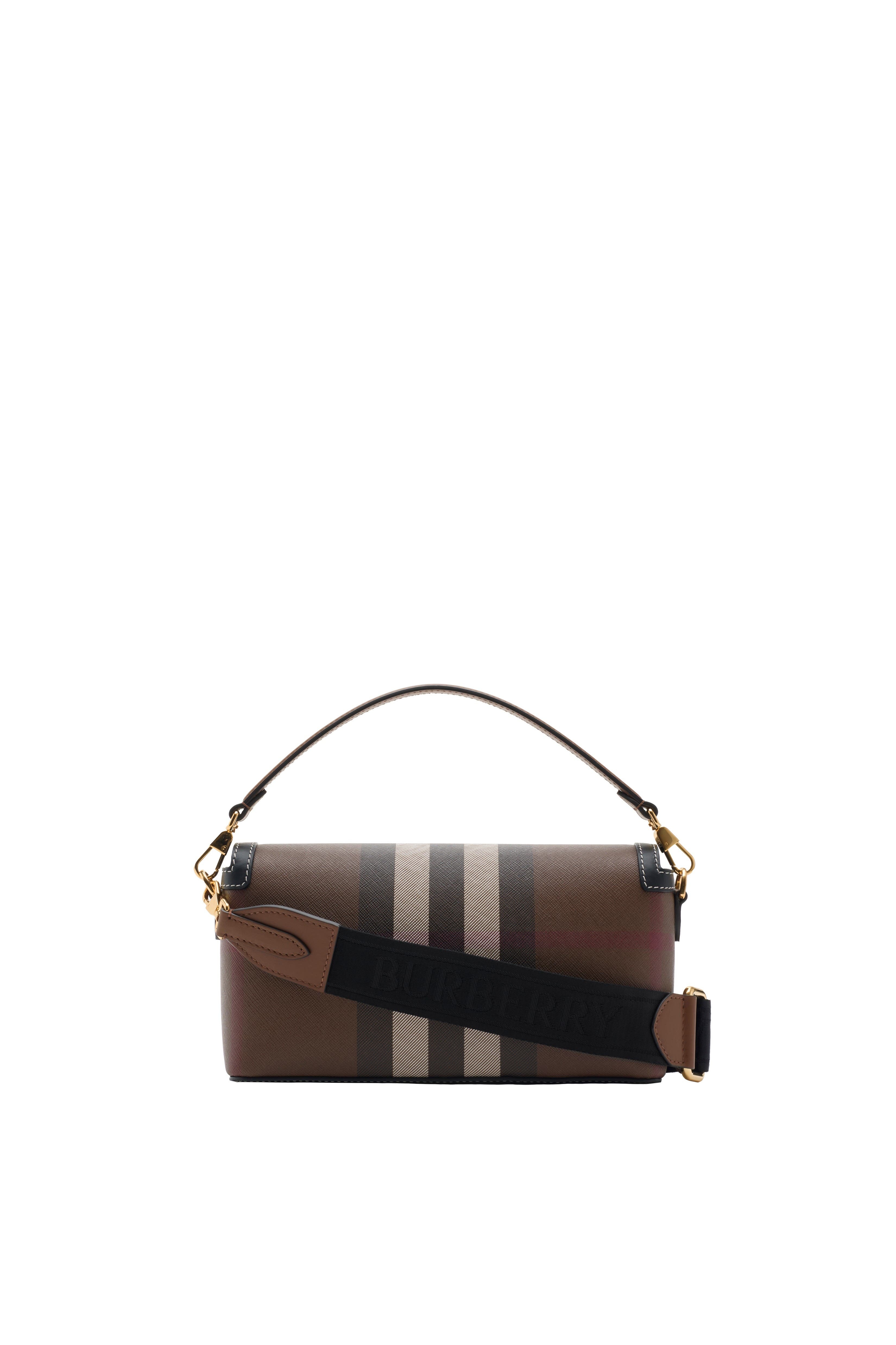 burberry Top Handle Note Bag in Dark Birch Brown at Nordstrom - 6