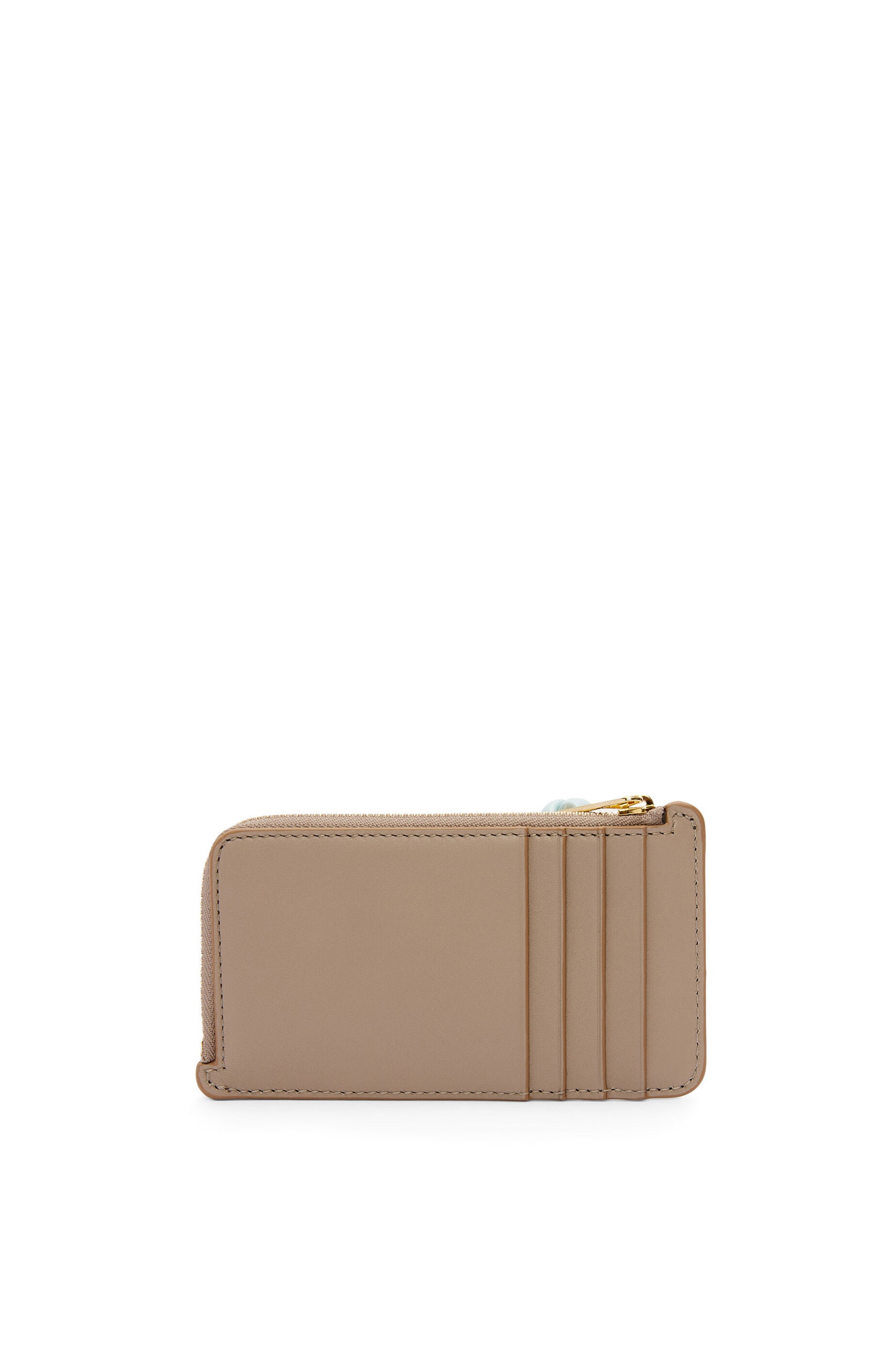 Knot coin cardholder in shiny nappa calfskin - 2