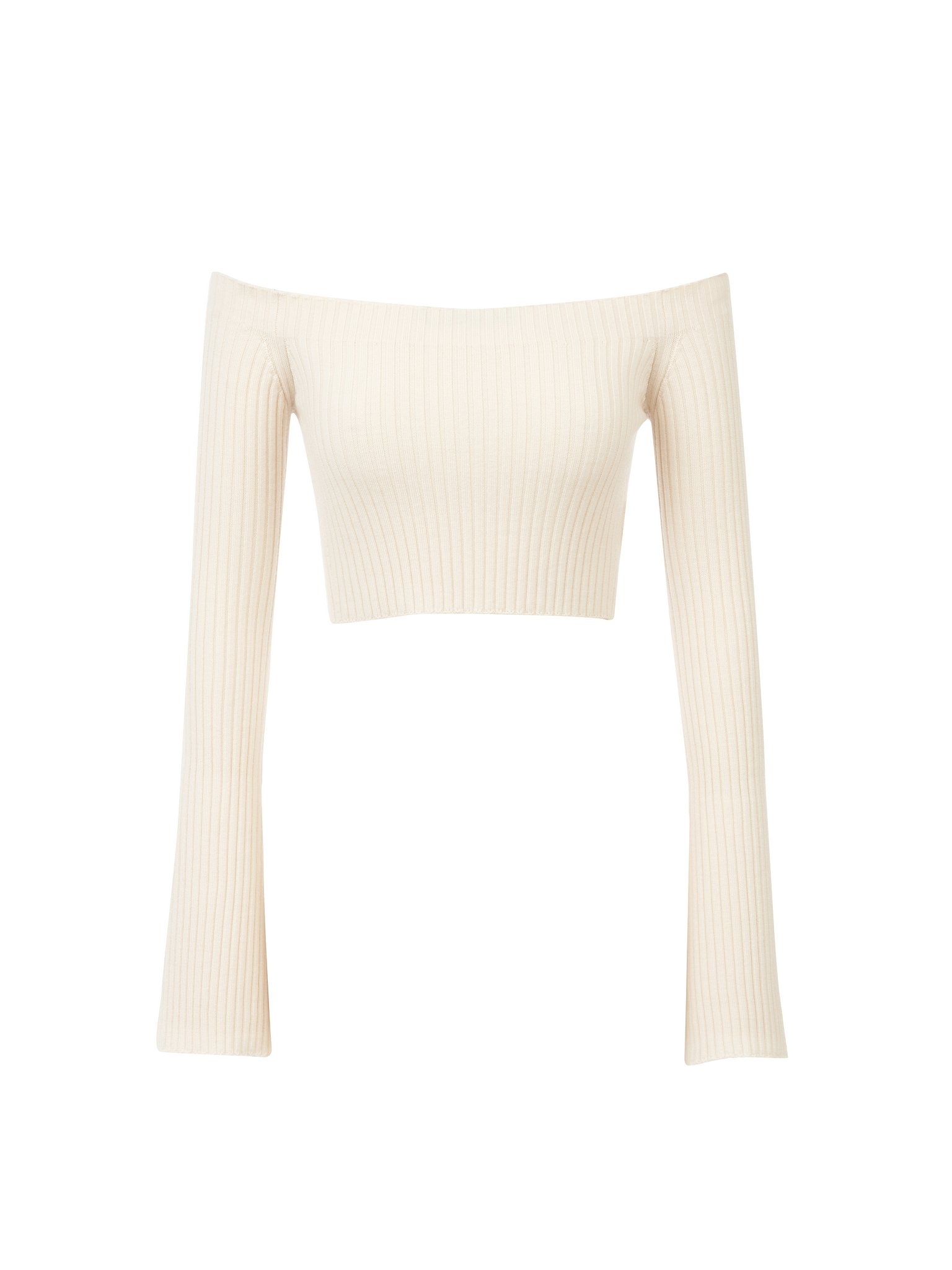 OFF-THE-SHOULDER SWEATER - 1